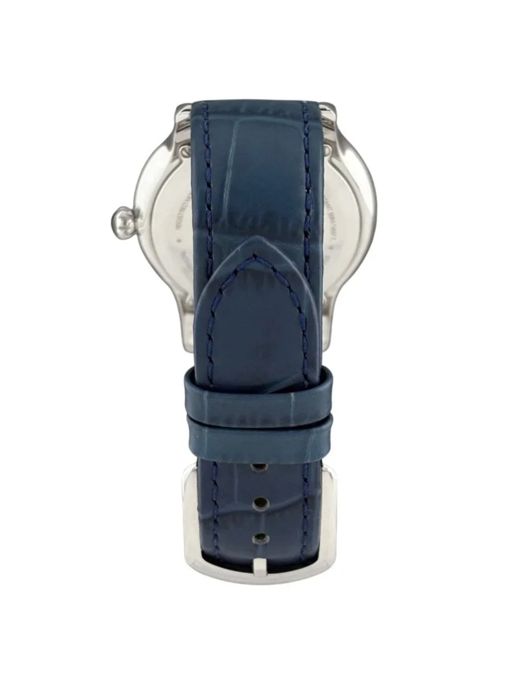 Fendi Wristwatch SS Leather Quartz Navy Watch